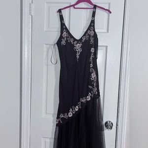 Beautiful long brown gown!